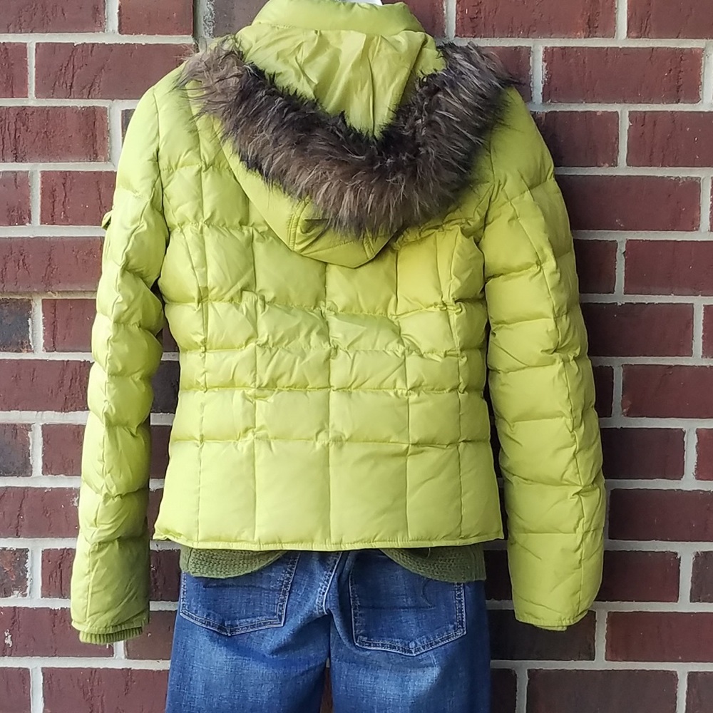 Izod women’s down filled jacket with faux fur
